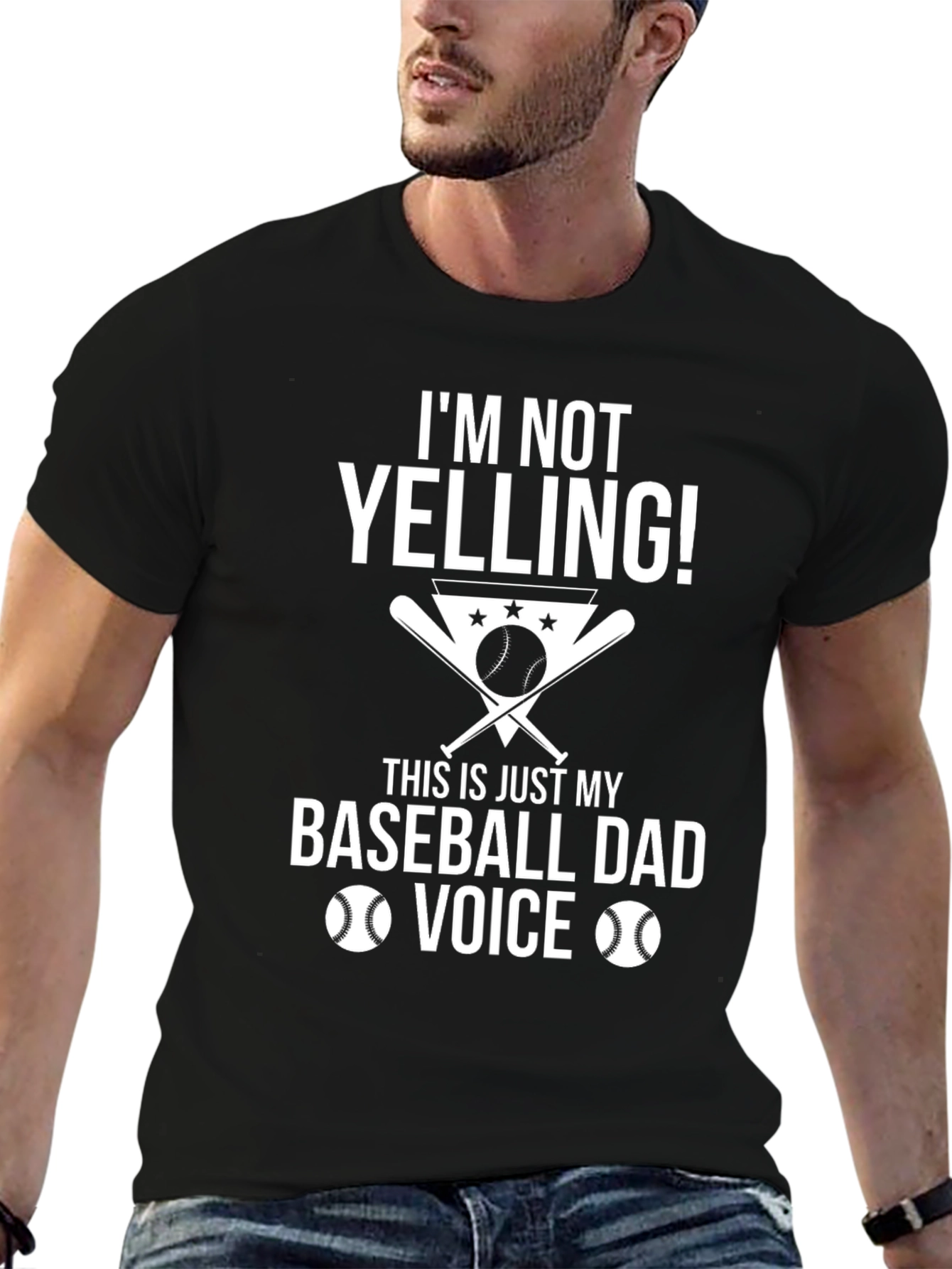 Baseball Dad Voice T-Shirt