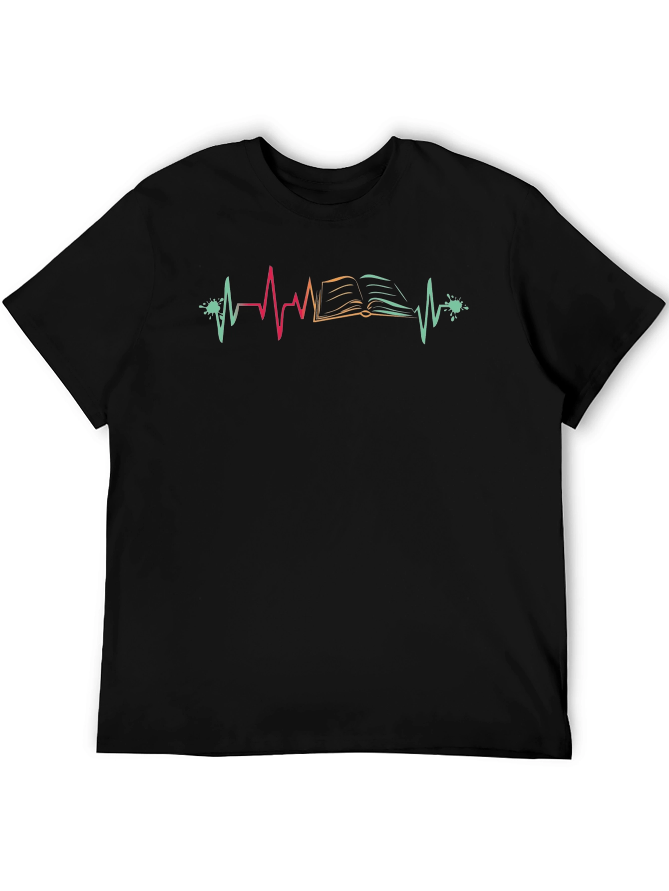 Book Lover Heartbeat T-Shirt - Read Life