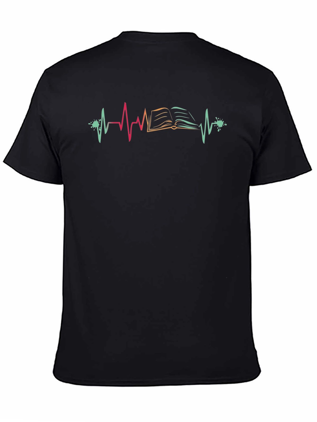 Book Lover Heartbeat T-Shirt - Read Life