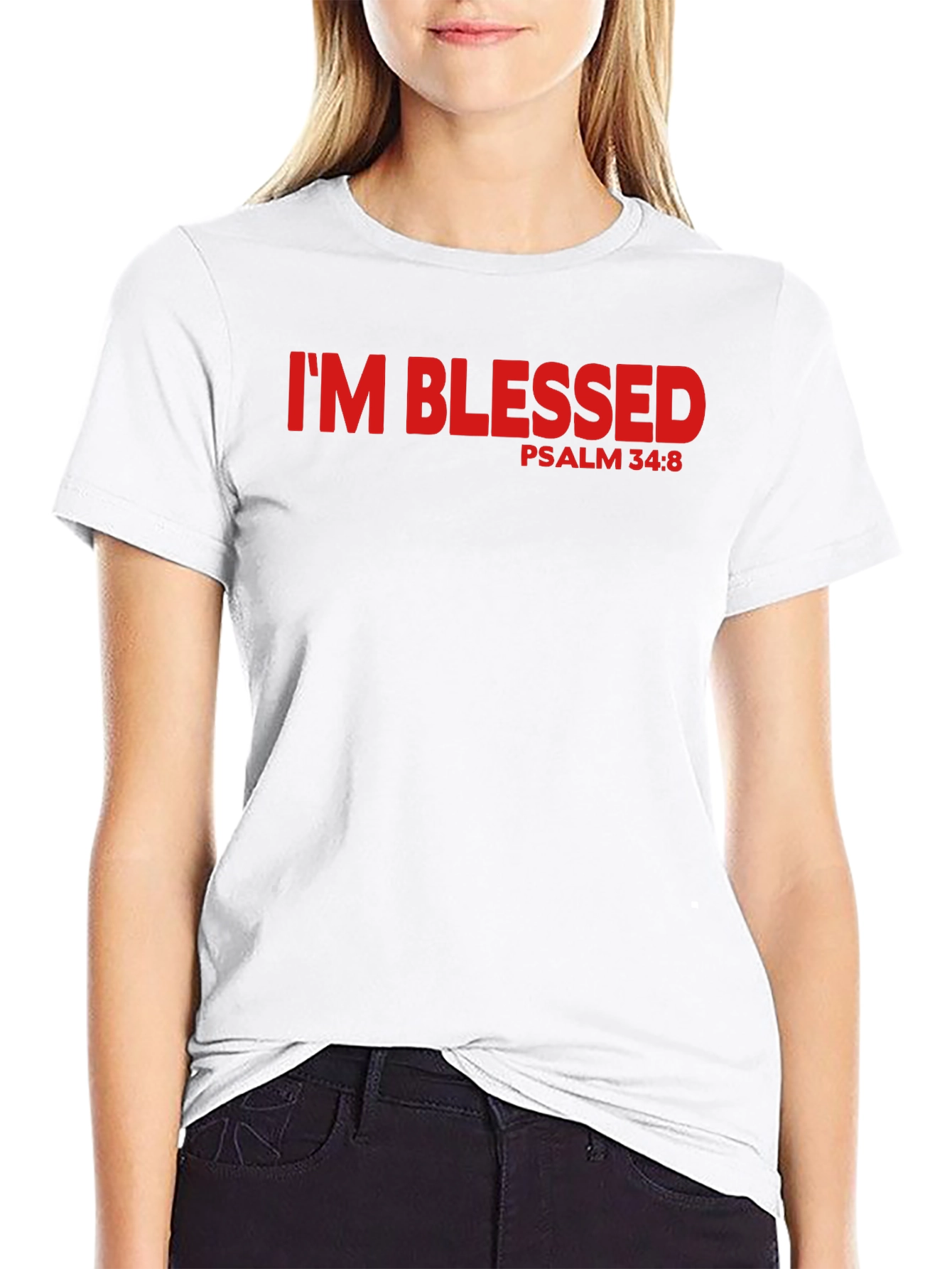 Im Blessed Psalm 34:8 Graphic T-Shirt