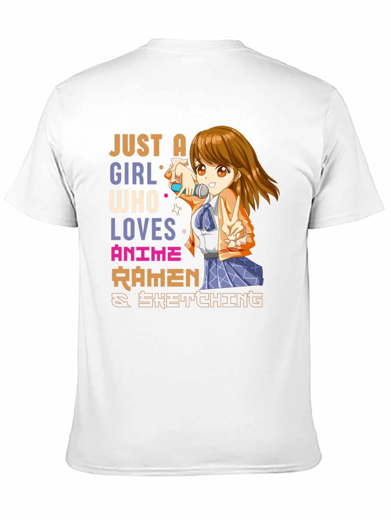 Anime Ramen Sketching T-Shirt