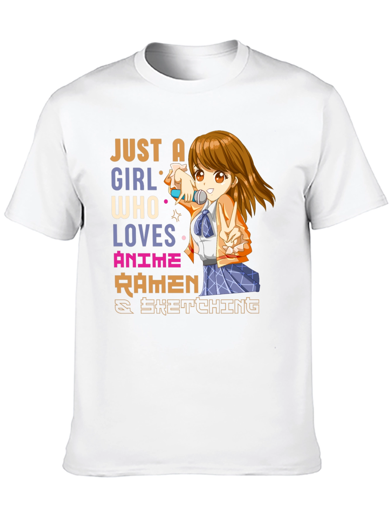 Anime Ramen Sketching T-Shirt