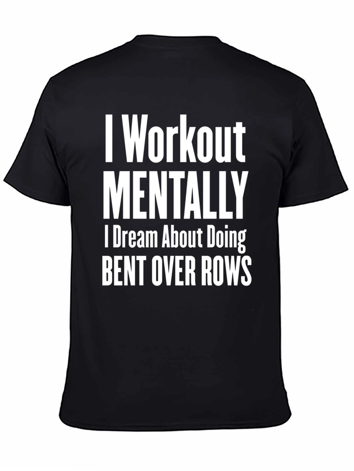 Workout Mentally Mens Graphic T-Shirt