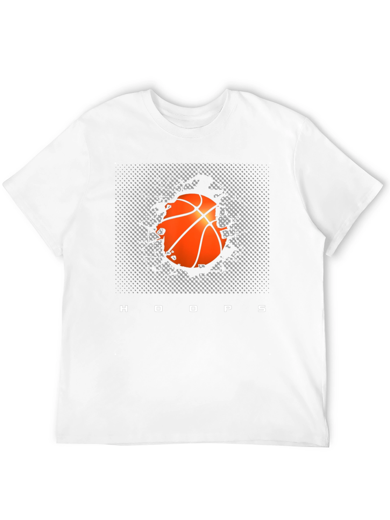Hoops Graphic Tee: Basketball Design