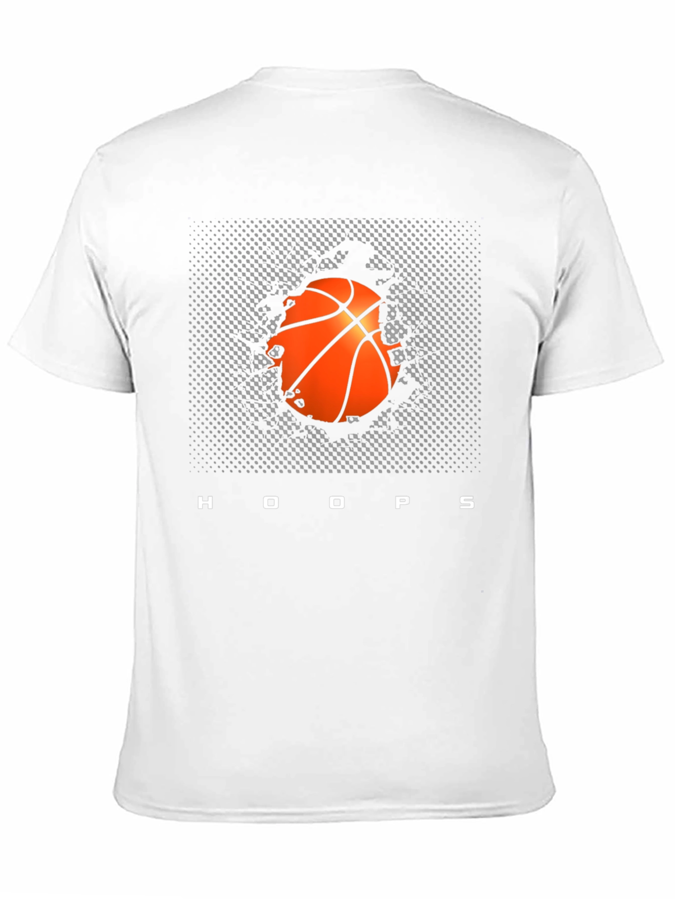 Hoops Graphic Tee: Basketball Design