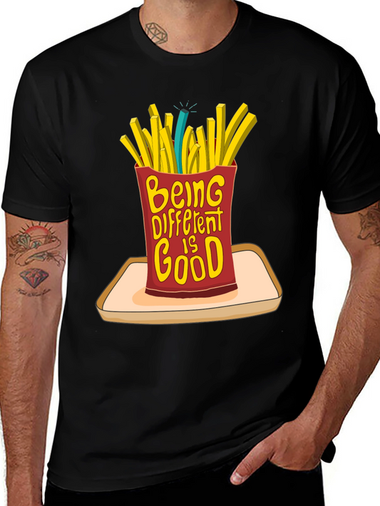Be Different French Fries T-Shirt - Statement Tee