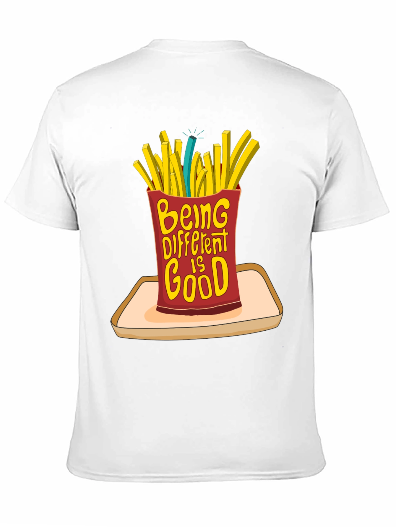 Be Different French Fries T-Shirt - Statement Tee
