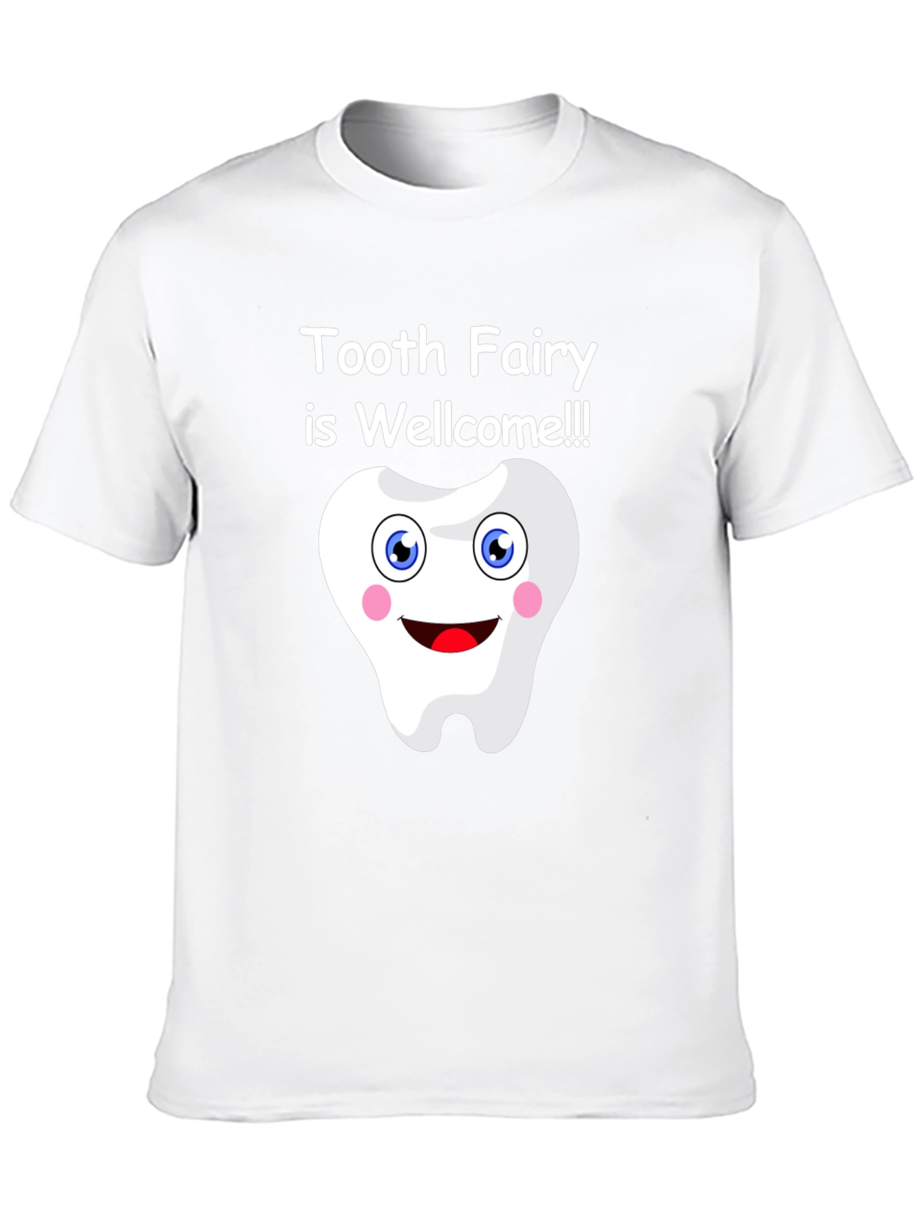Tooth Fairy Welcome Graphic Tee - Fun Dentist Shirt