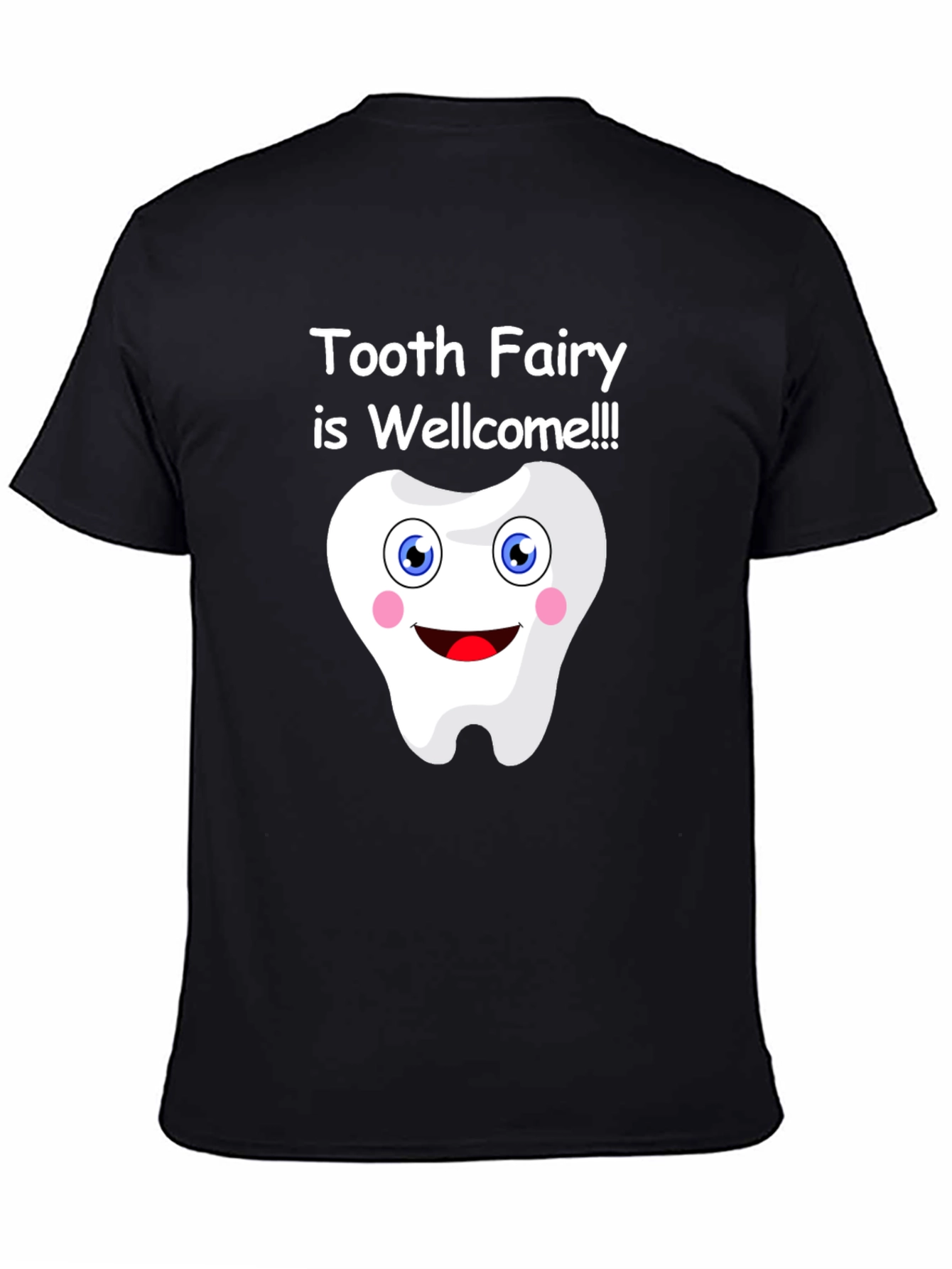 Tooth Fairy Welcome Graphic Tee - Fun Dentist Shirt