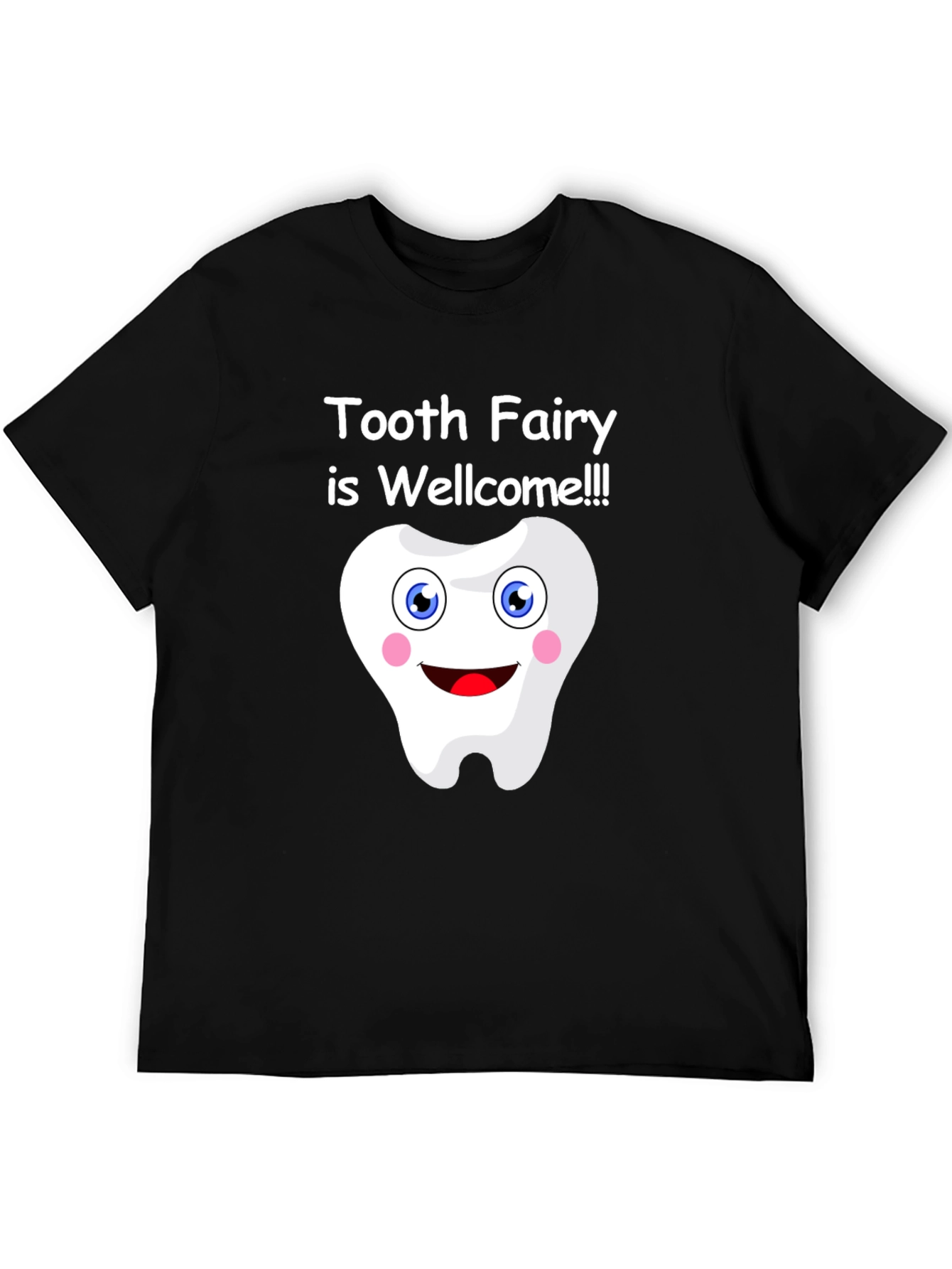 Tooth Fairy Welcome Graphic Tee - Fun Dentist Shirt
