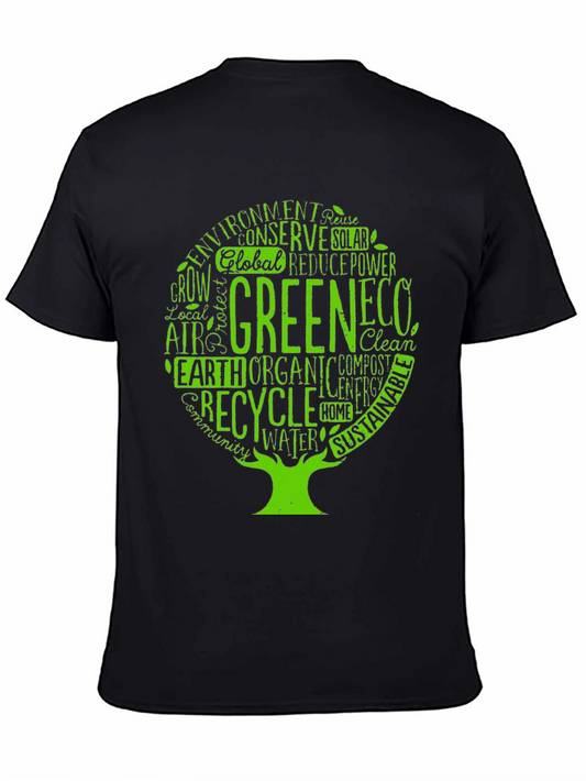Eco-Friendly Tree Graphic T-Shirt