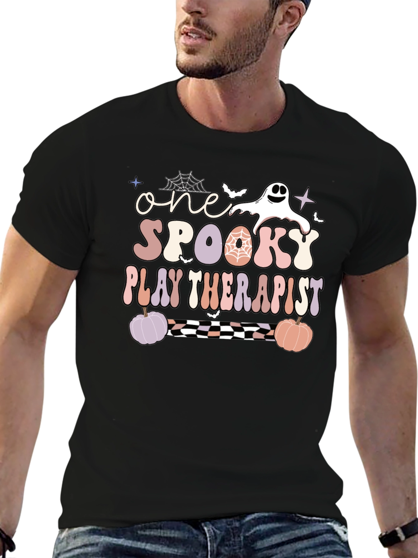 Spooky Play Therapist Graphic T-Shirt