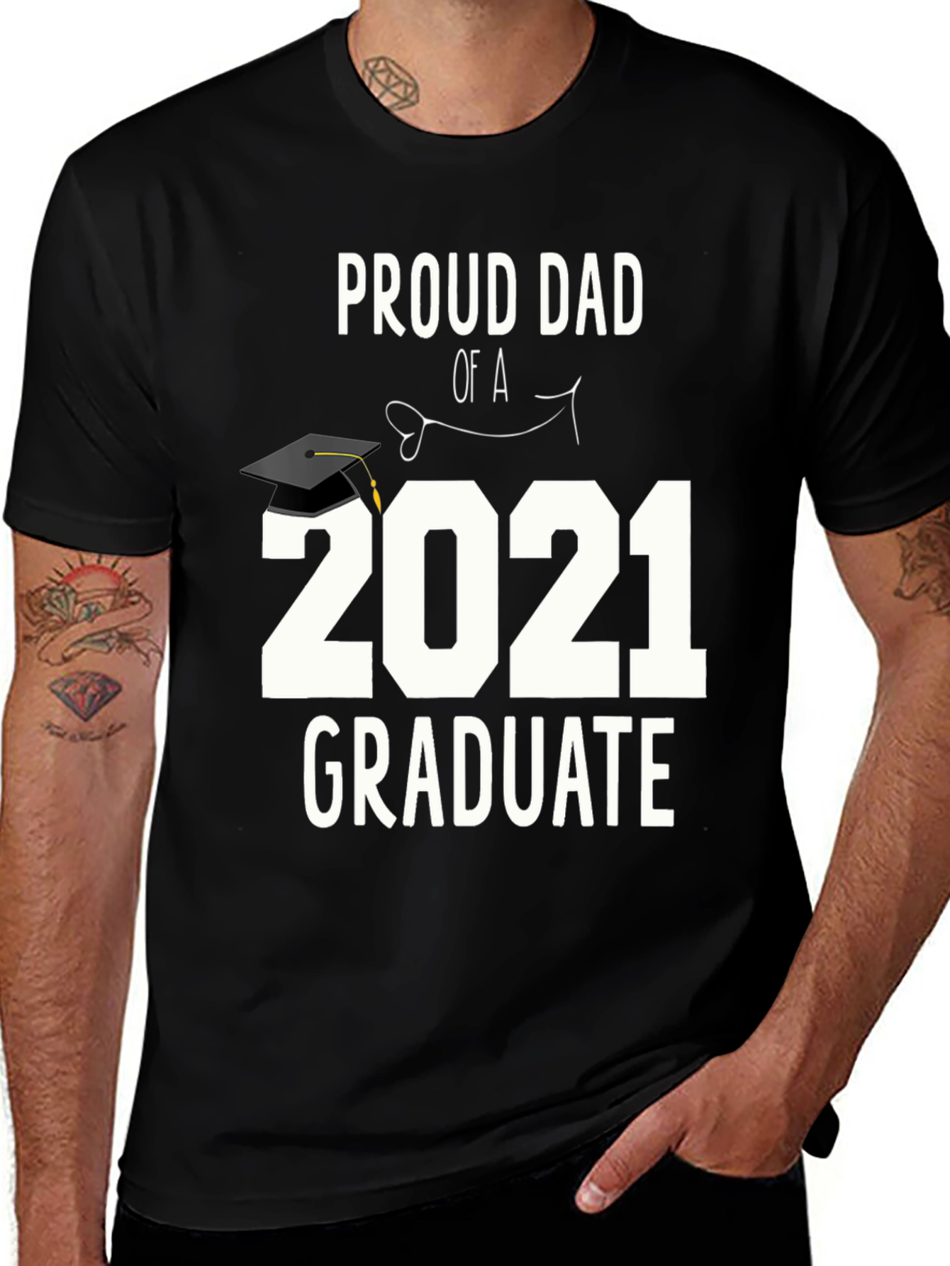 Proud Dad of a 2021 Graduate T-Shirt