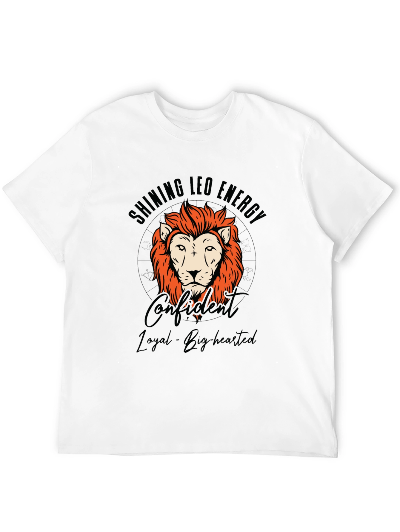 Shining Leo Energy T-Shirt - Confident Lion Tee
