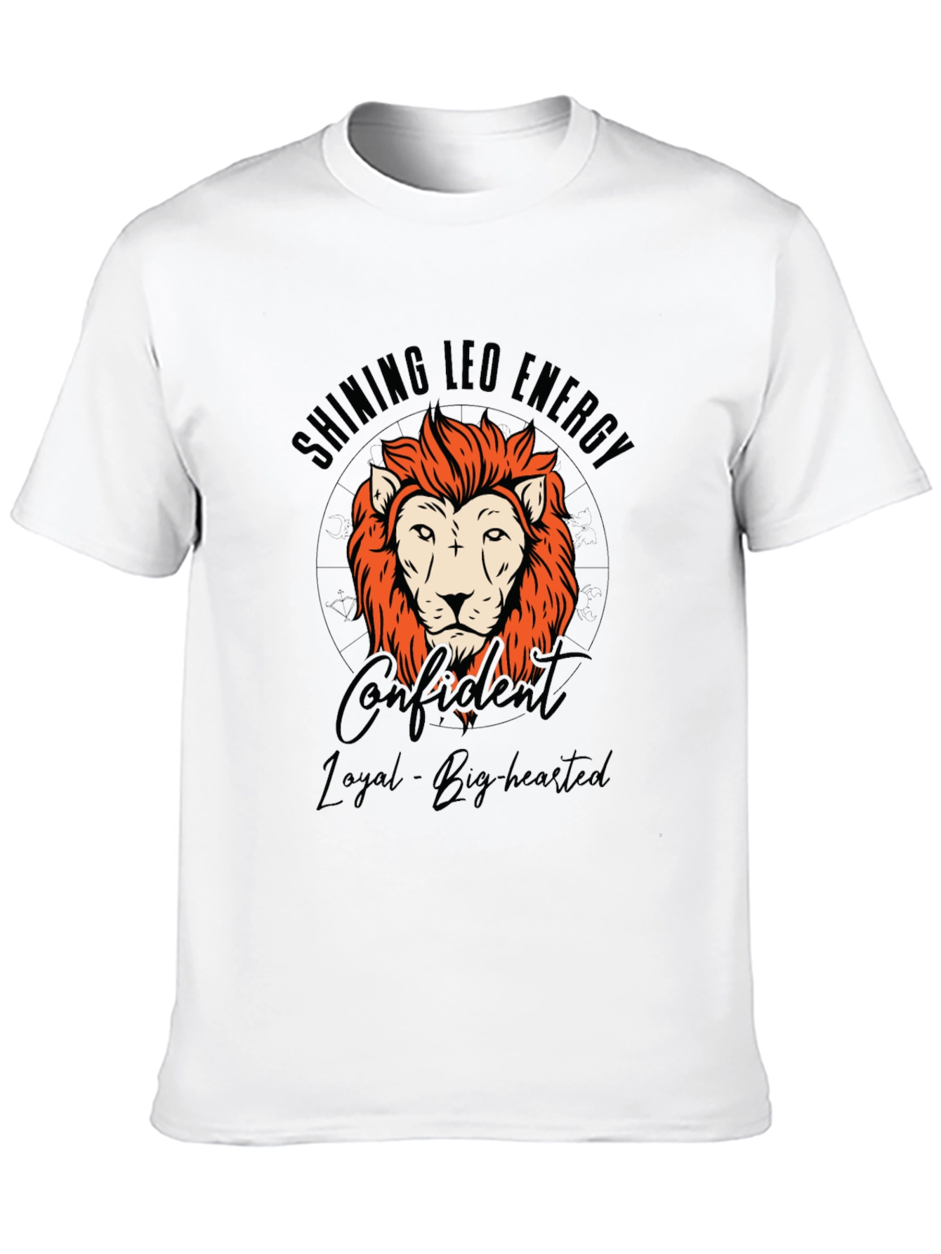 Shining Leo Energy T-Shirt - Confident Lion Tee