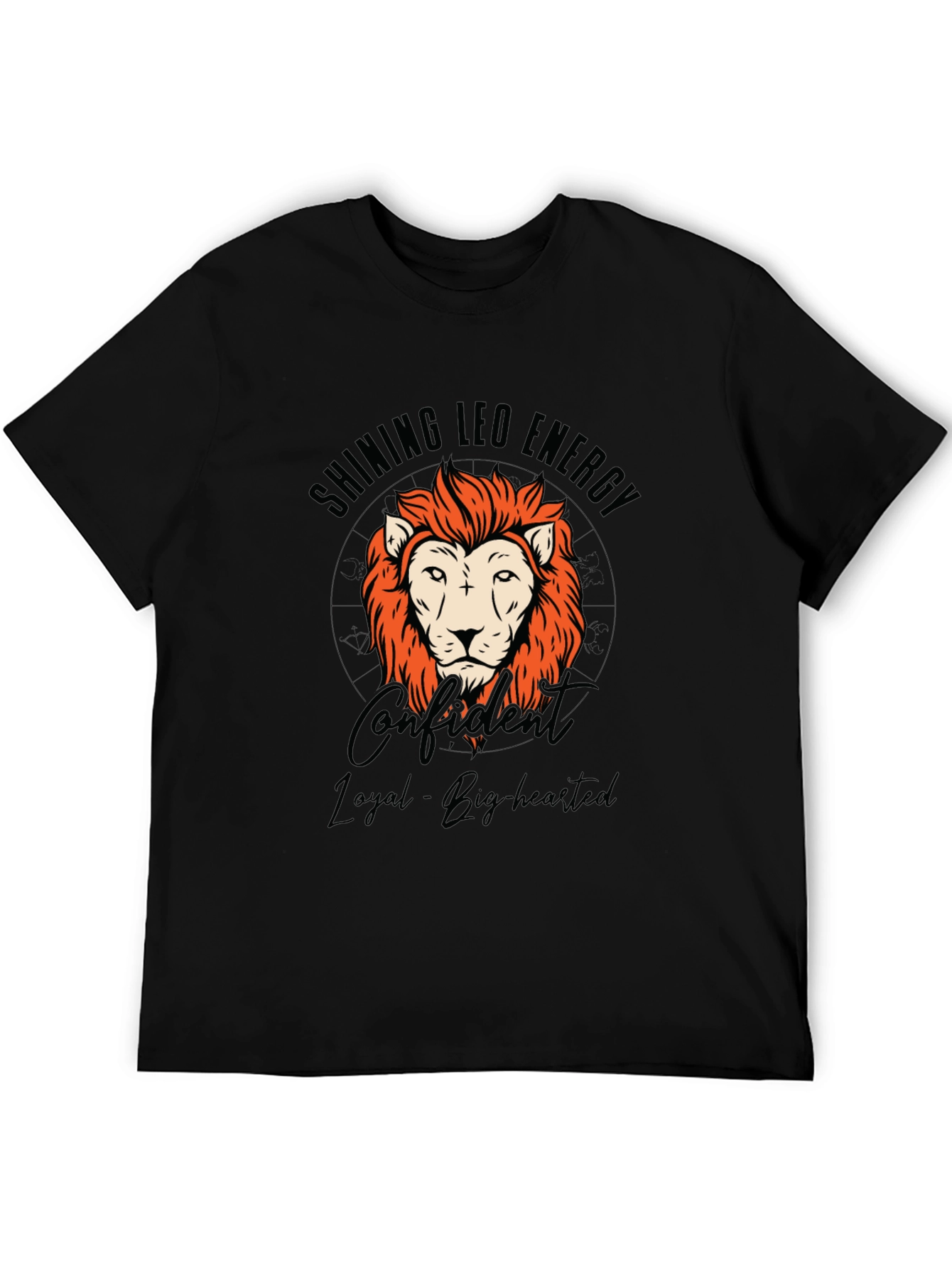 Shining Leo Energy T-Shirt - Confident Lion Tee