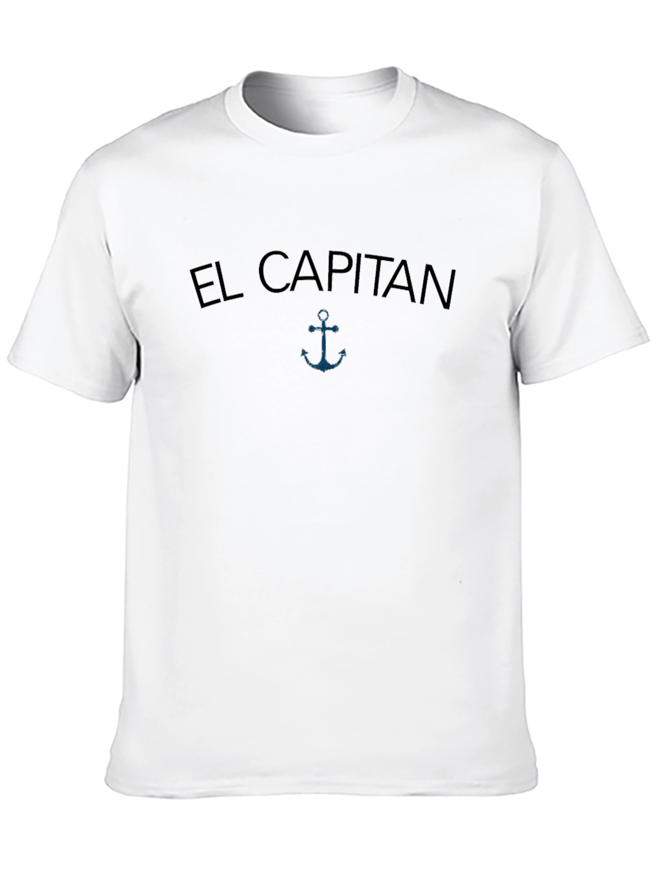 El Capitan Anchor Graphic Mens Black T-Shirt
