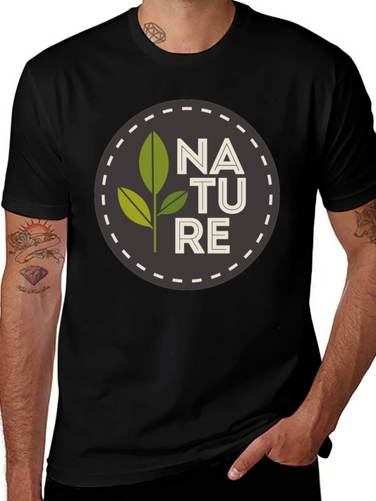 Nature Graphic Black T-Shirt