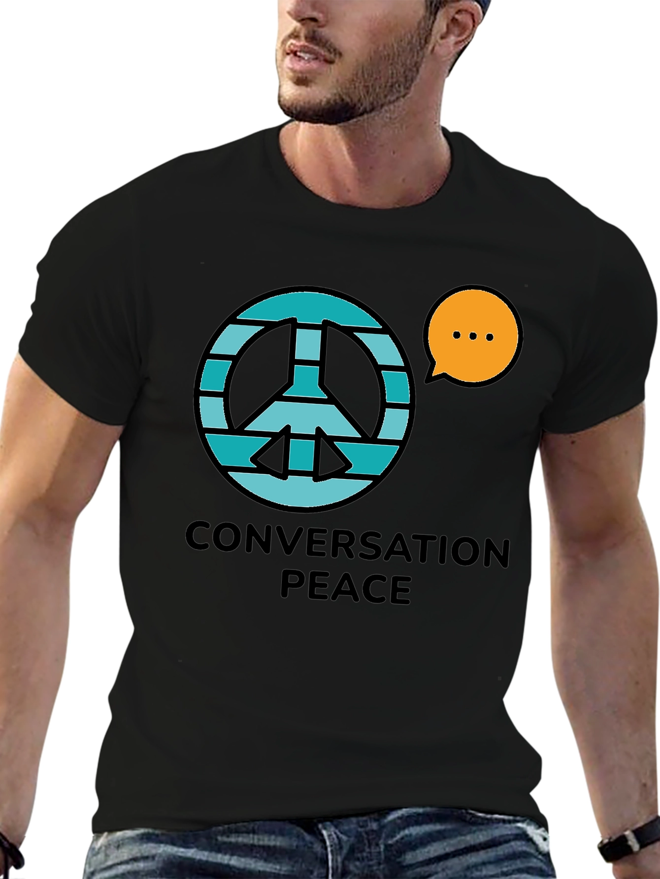 Conversation Peace Graphic T-Shirt