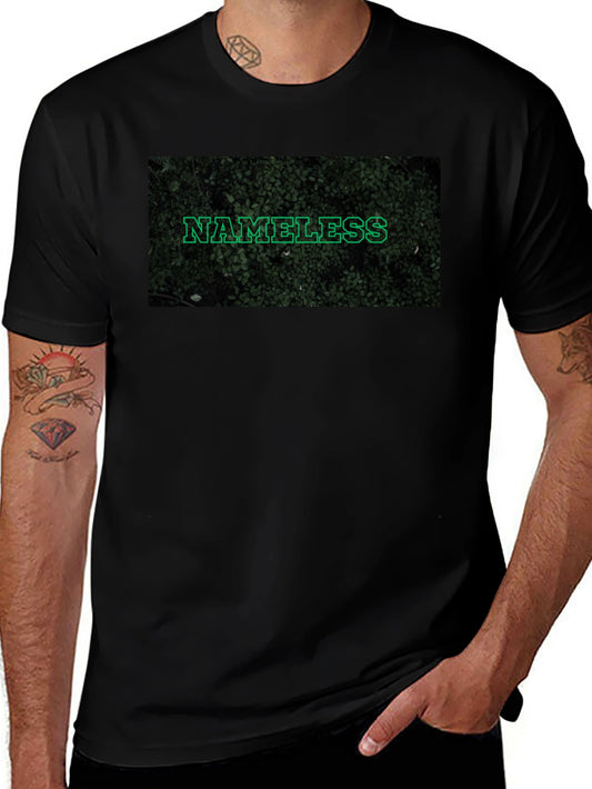 Nameless Graphic Tee - Stylish Black Casual Shirt