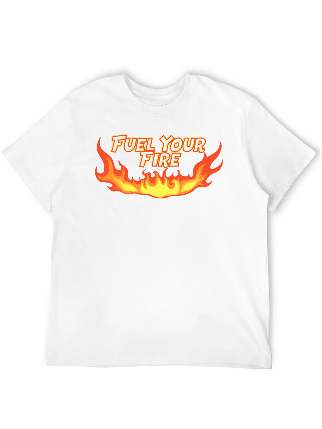 Fuel Your Fire Graphic T-Shirt - Bold Black Tee