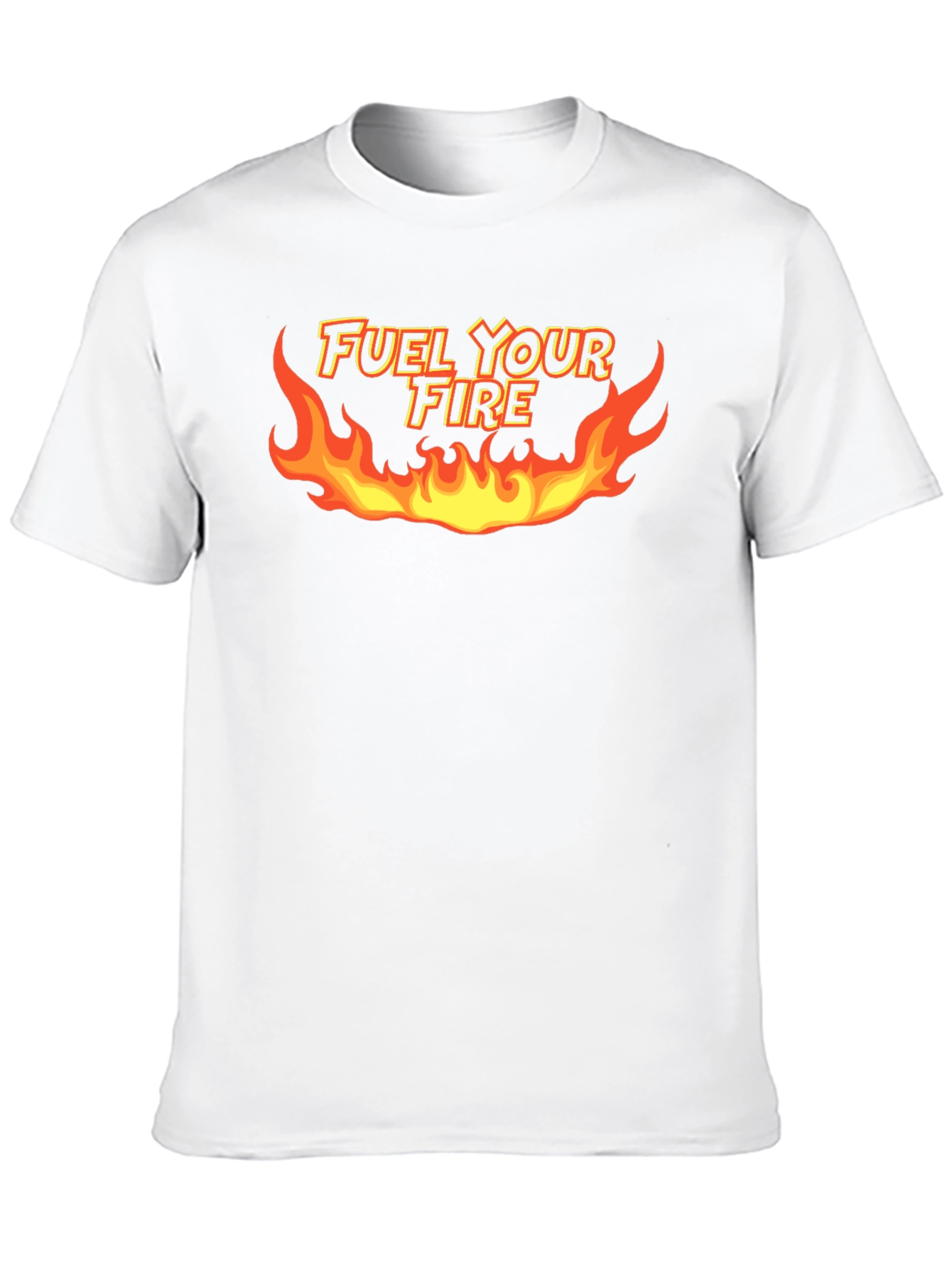 Fuel Your Fire Graphic T-Shirt - Bold Black Tee