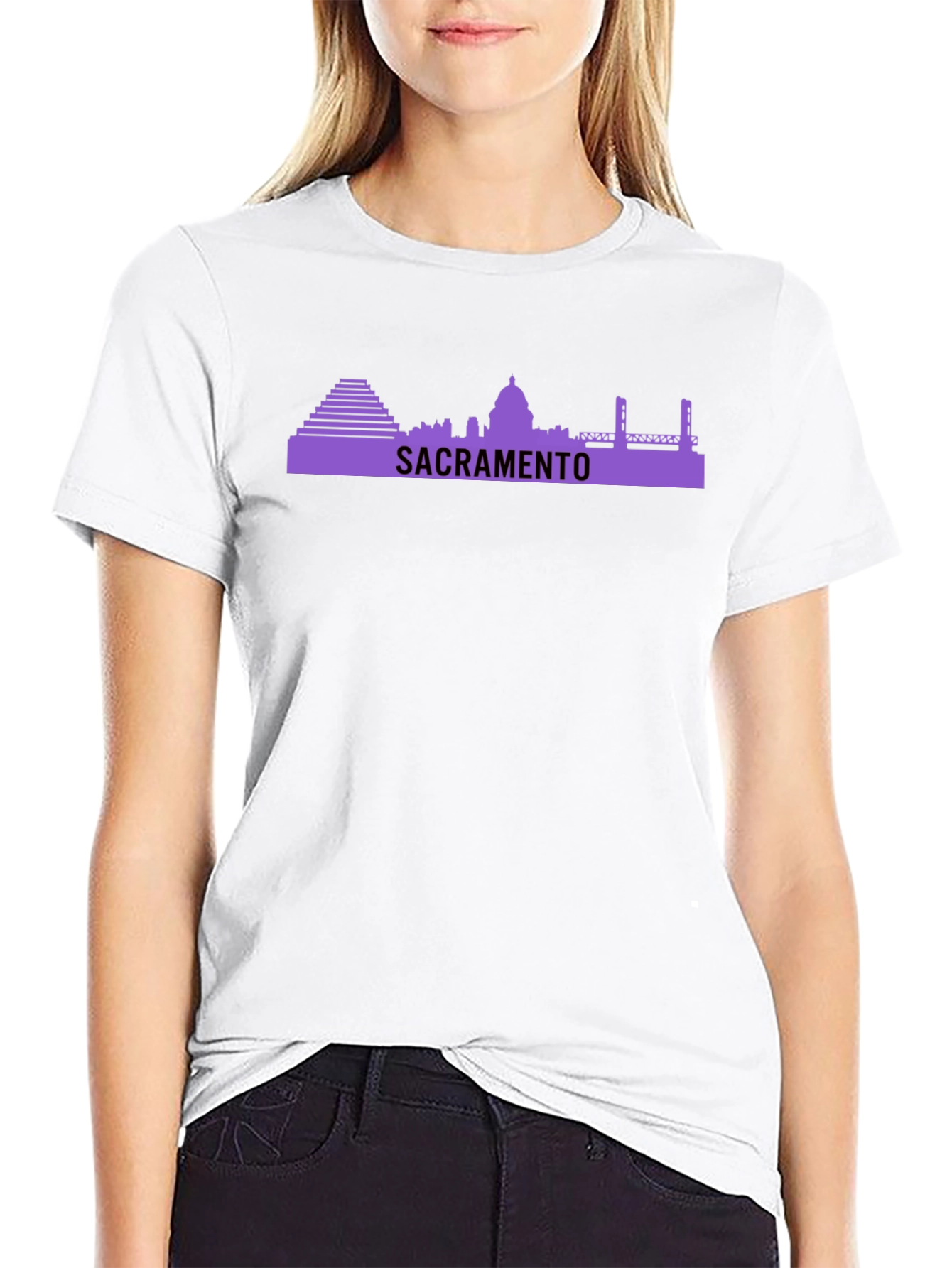 Sacramento Skyline Graphic T-Shirt
