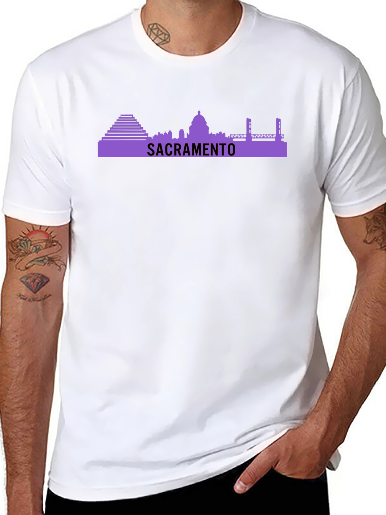 Sacramento Skyline Graphic T-Shirt