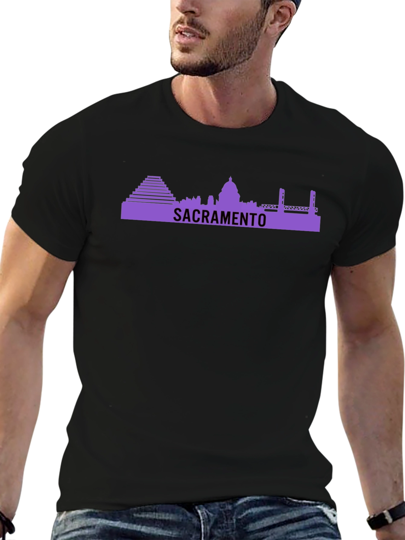 Sacramento Skyline Graphic T-Shirt