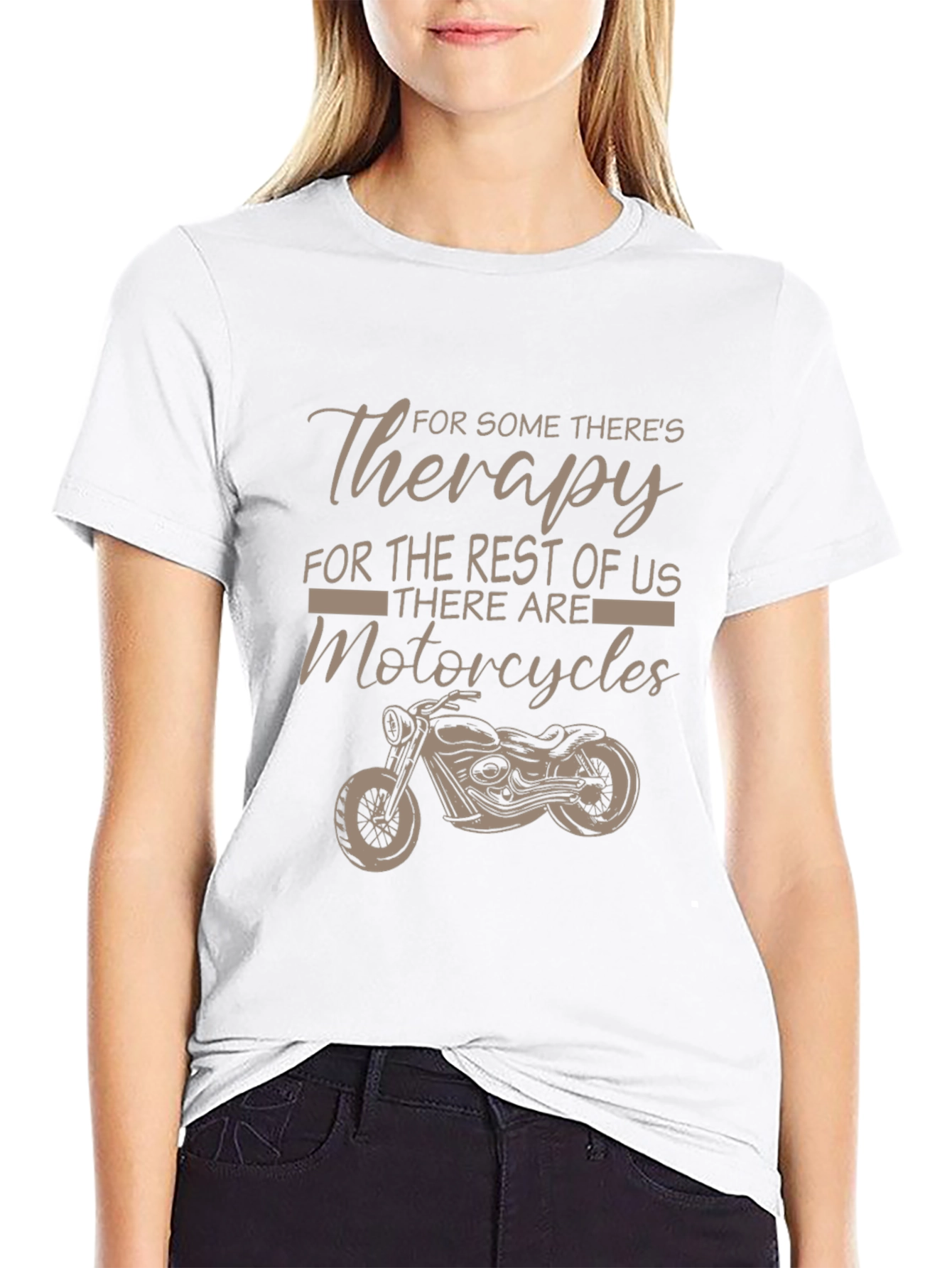 Motorcycle Therapy Graphic Tee - Riders Essential