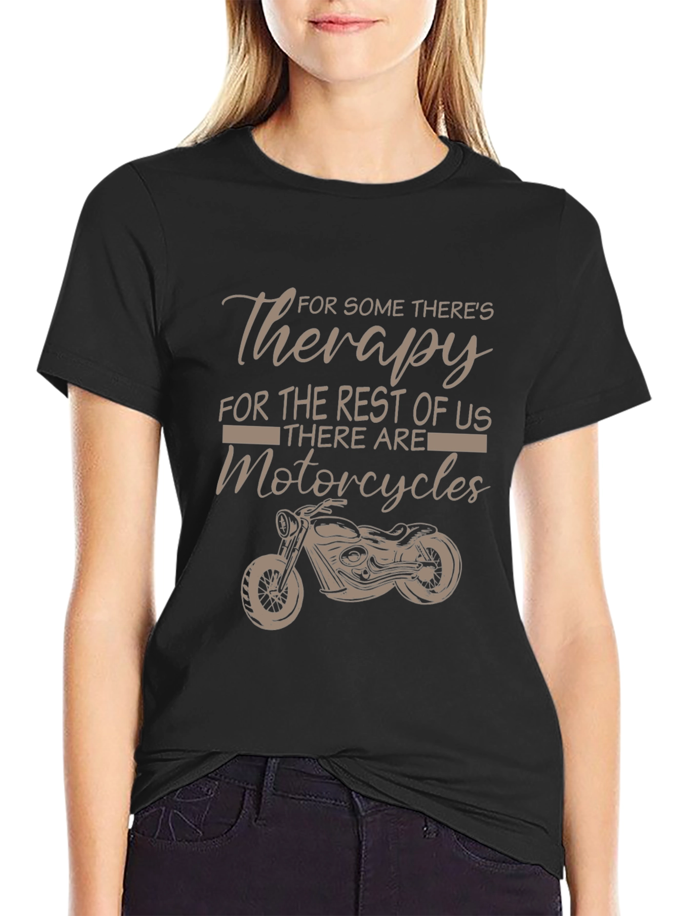 Motorcycle Therapy Graphic Tee - Riders Essential