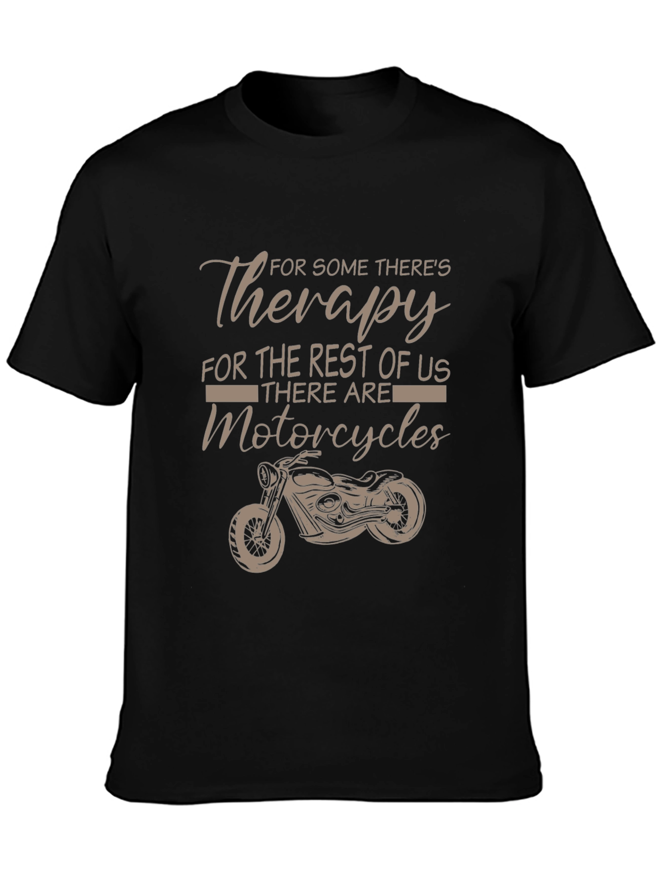 Motorcycle Therapy Graphic Tee - Riders Essential