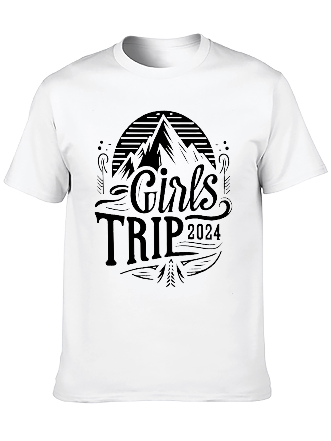 Girls Trip 2024 Black Graphic T-Shirt