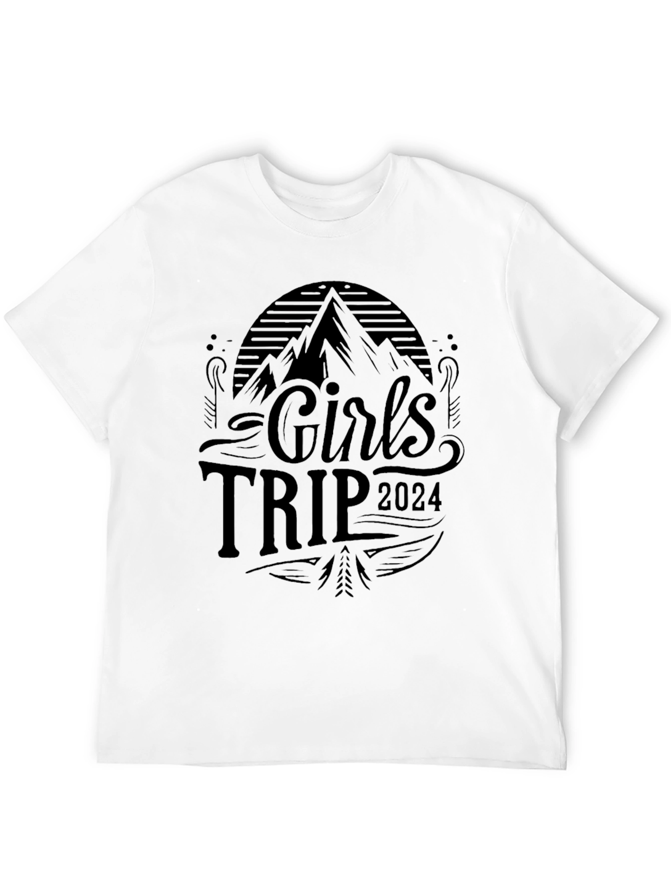 Girls Trip 2024 Black Graphic T-Shirt