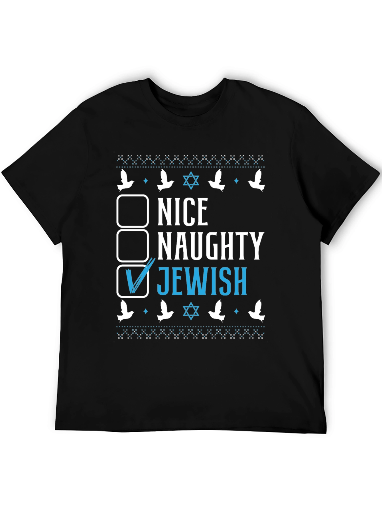 Nice Naughty Jewish Holiday T-Shirt
