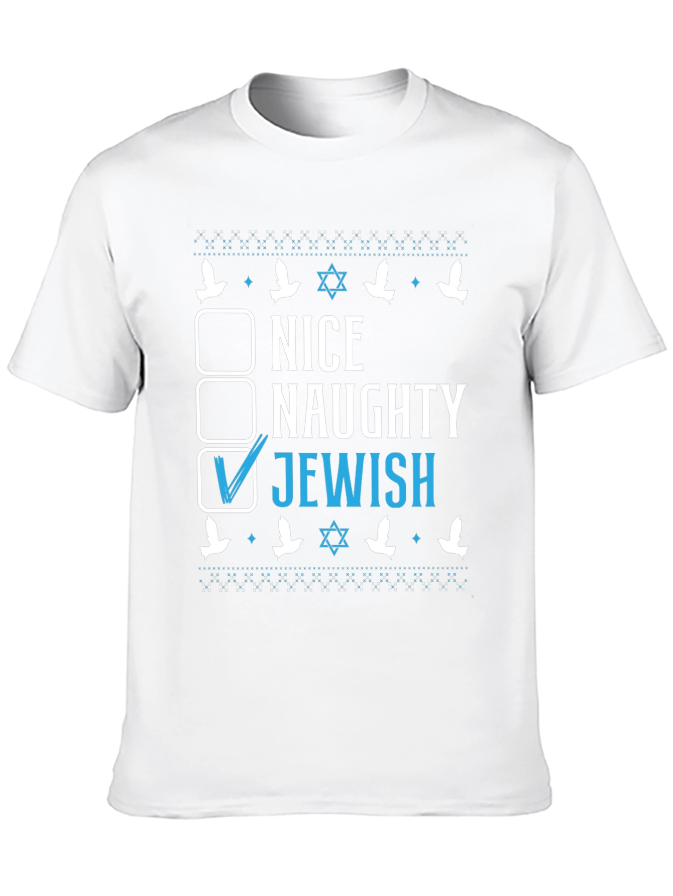Nice Naughty Jewish Holiday T-Shirt