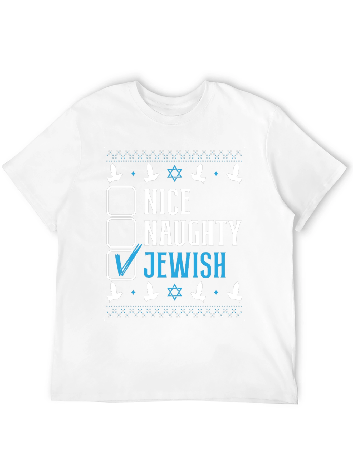 Nice Naughty Jewish Holiday T-Shirt