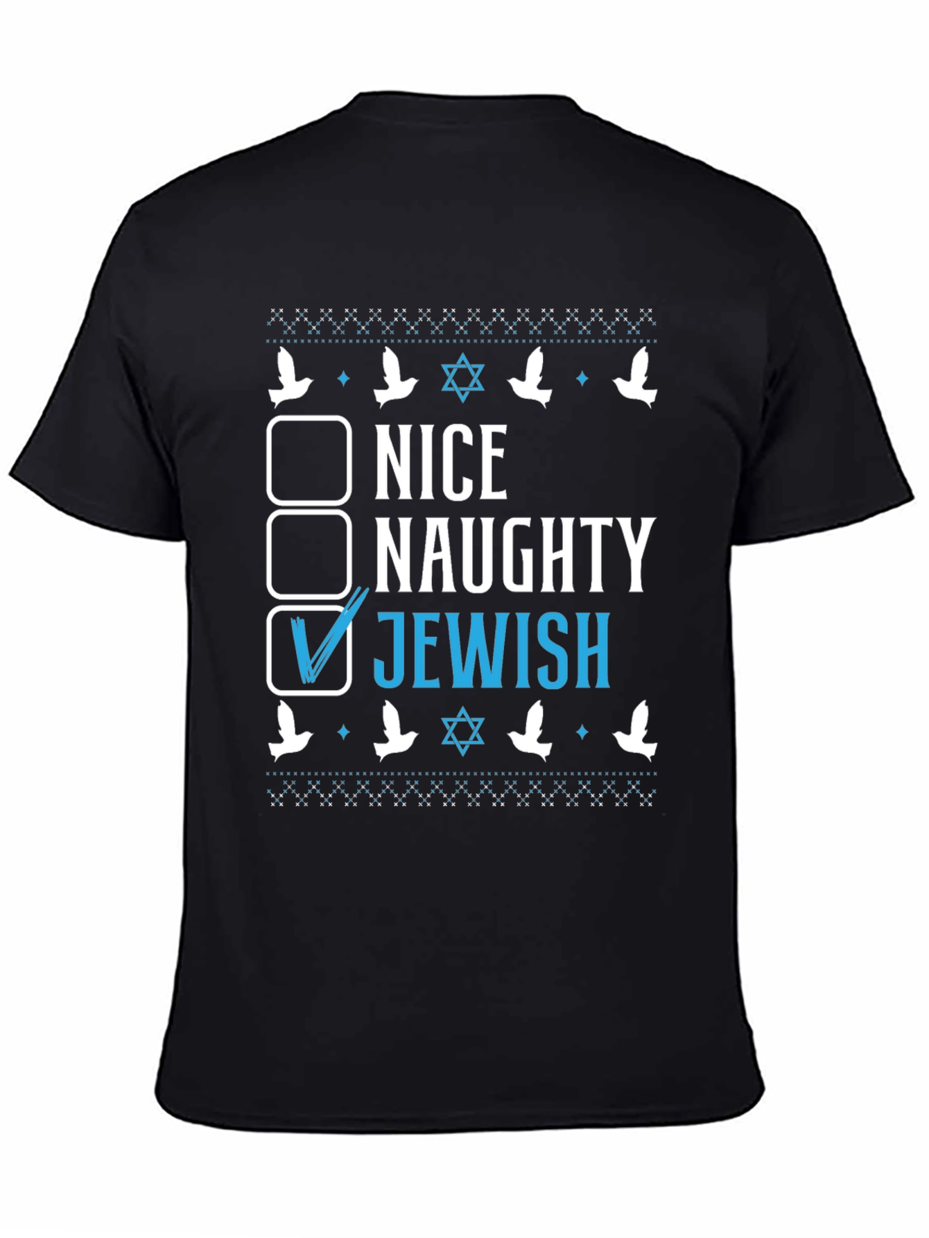Nice Naughty Jewish Holiday T-Shirt