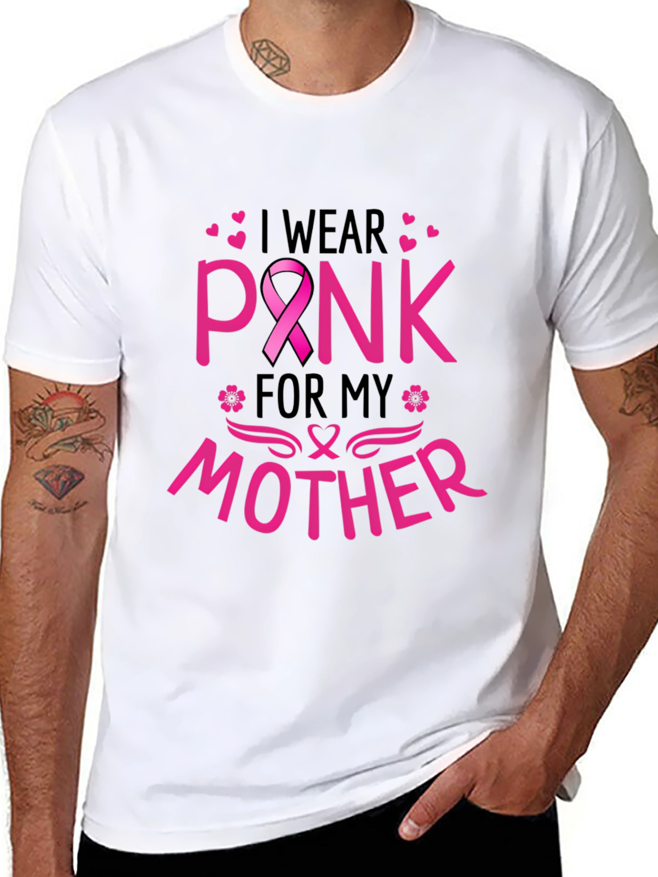 I Wear Pink For My Mother T-Shirt