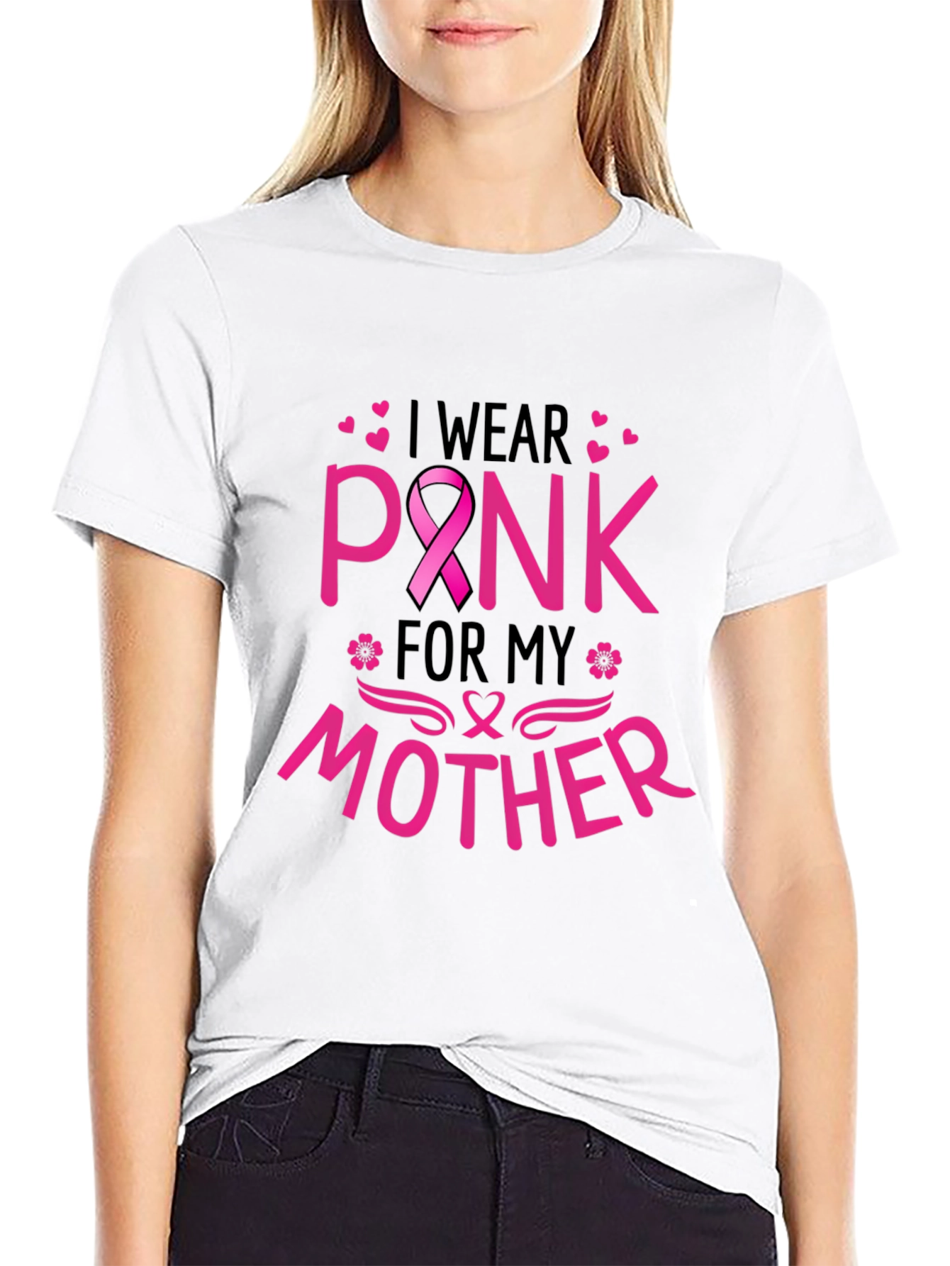 I Wear Pink For My Mother T-Shirt