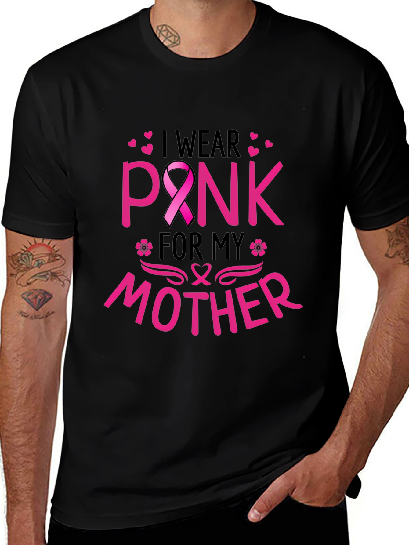 I Wear Pink For My Mother T-Shirt