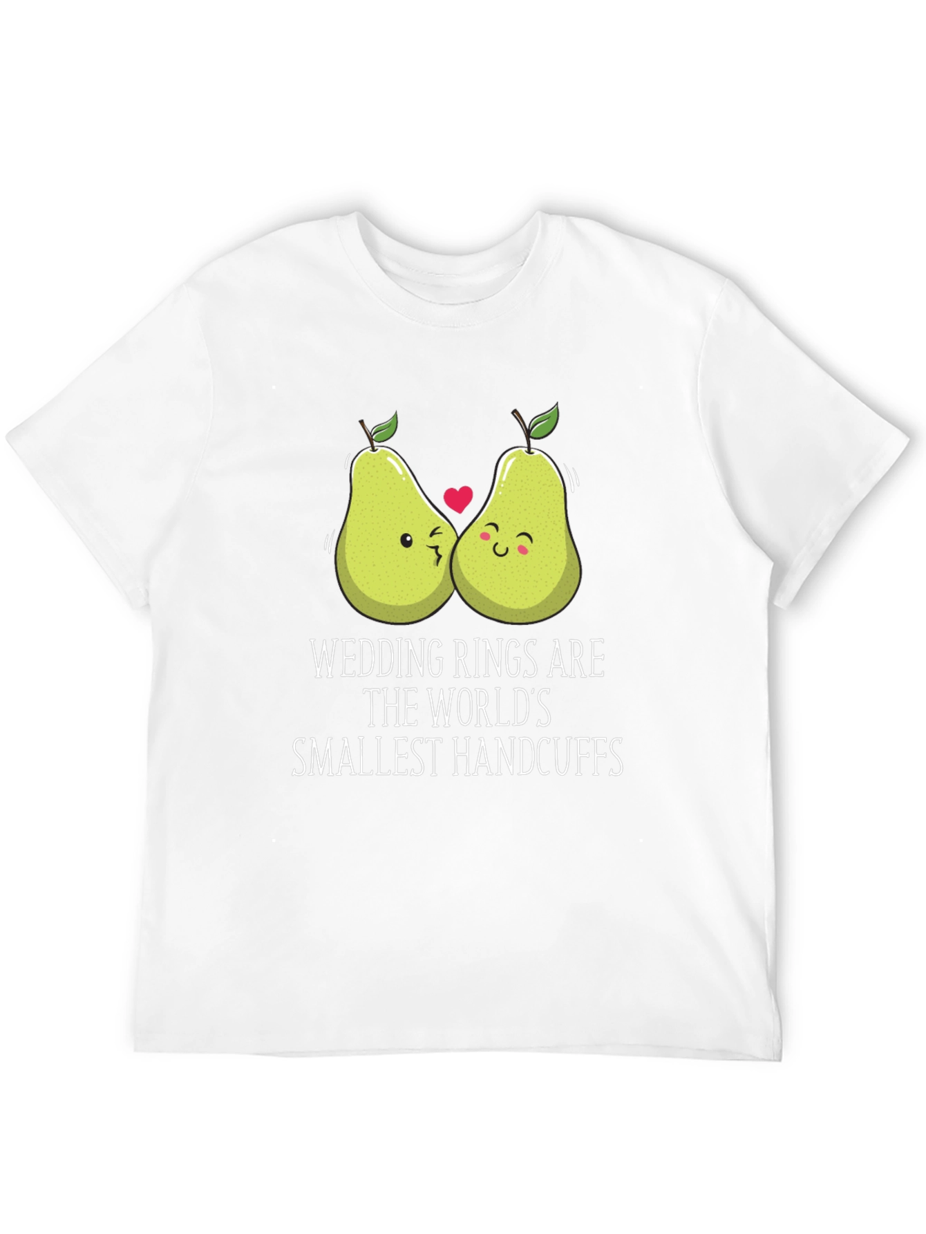 Funny Wedding Rings Handcuffs Graphic T-Shirt