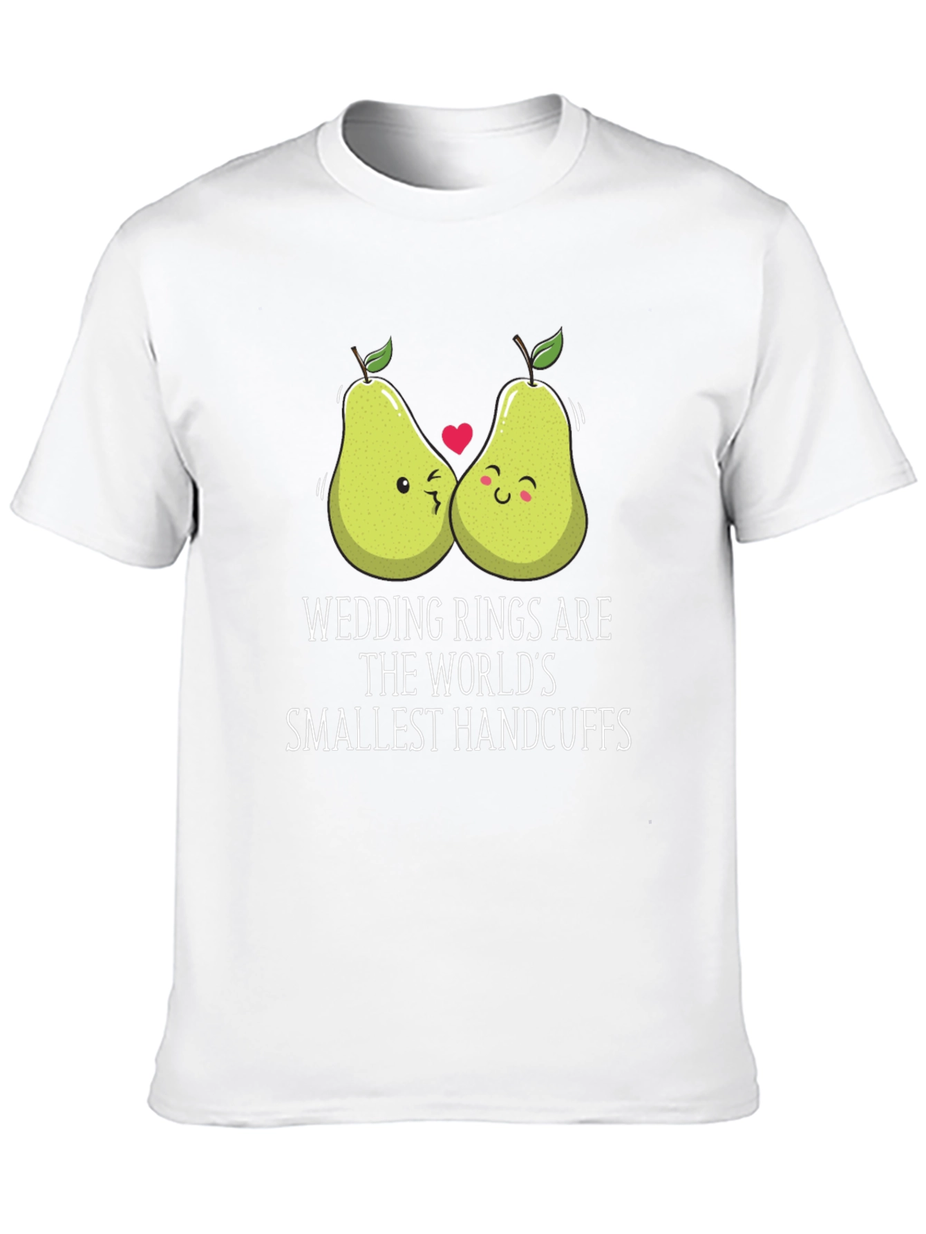 Funny Wedding Rings Handcuffs Graphic T-Shirt