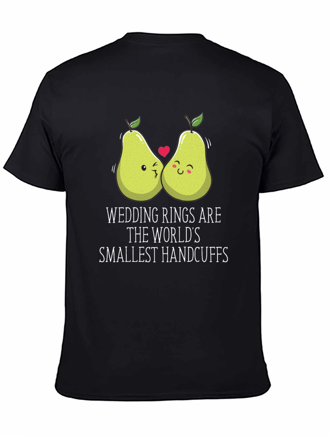 Funny Wedding Rings Handcuffs Graphic T-Shirt