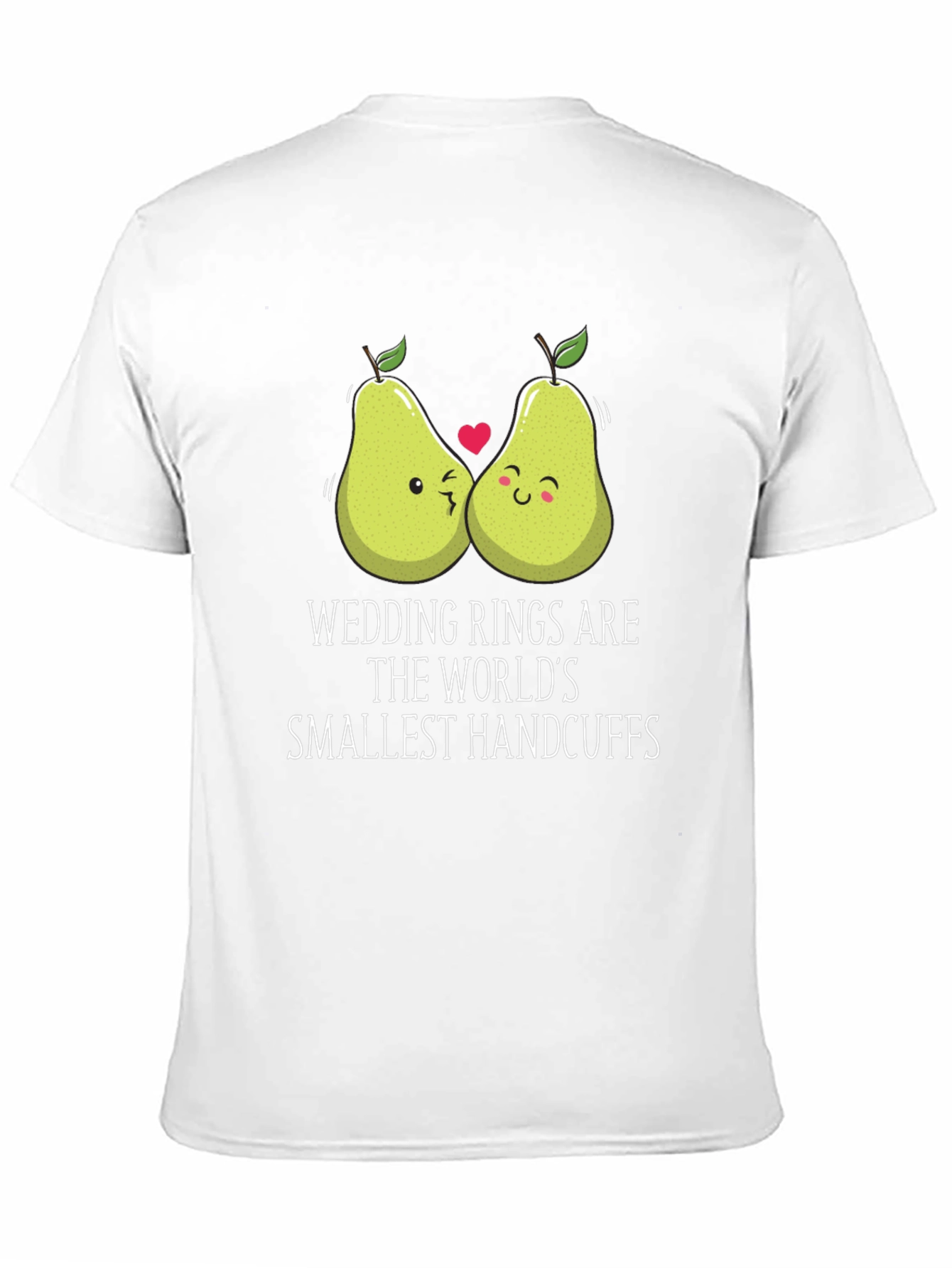 Funny Wedding Rings Handcuffs Graphic T-Shirt