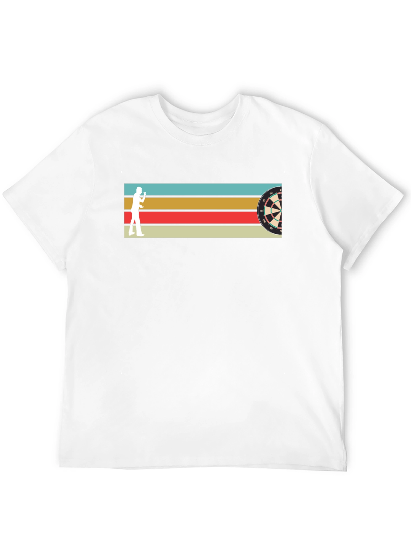 Retro Dart Thrower Graphic Tee
