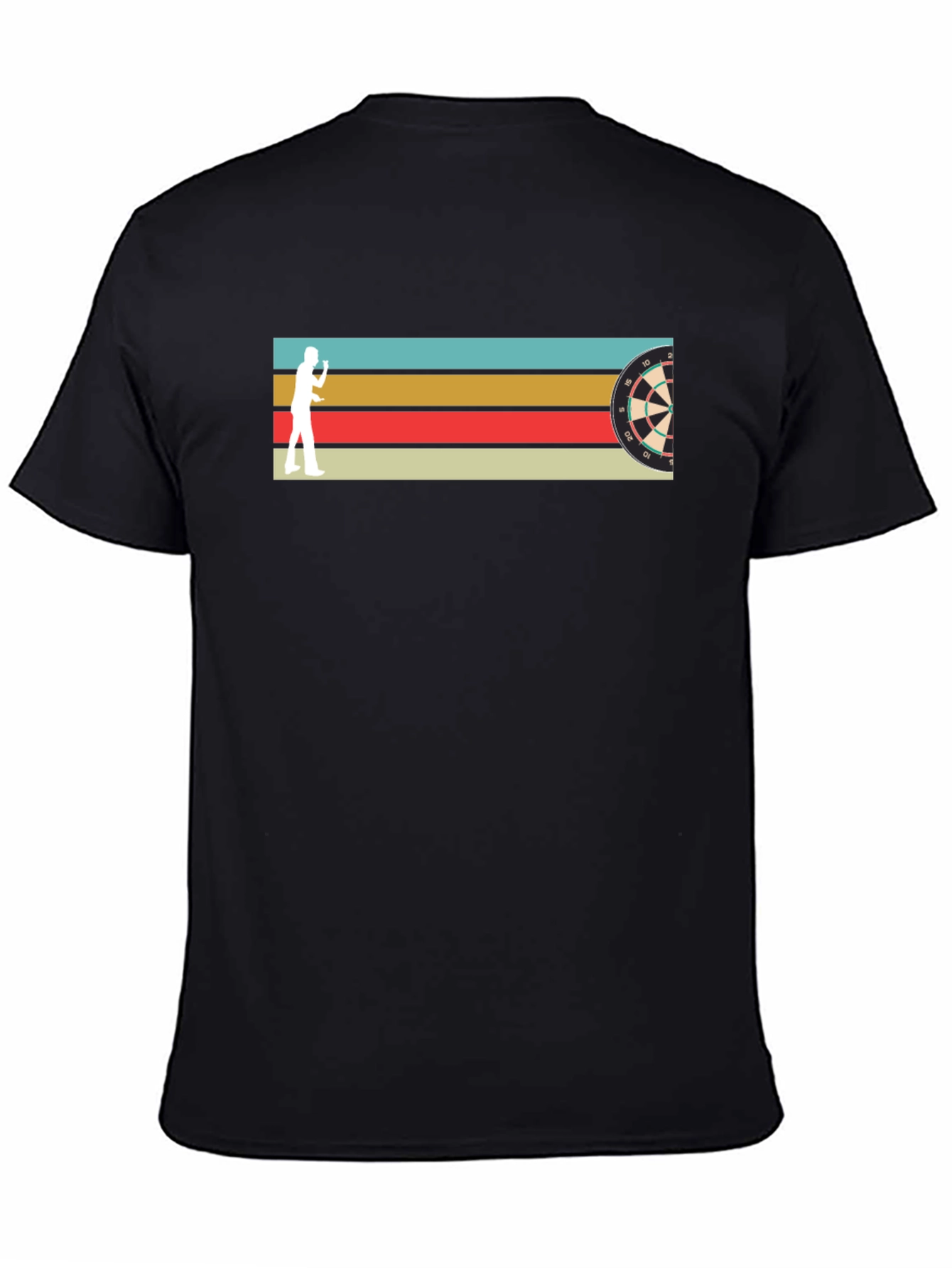 Retro Dart Thrower Graphic Tee