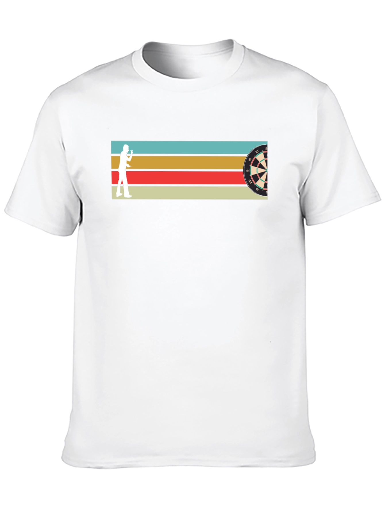 Retro Dart Thrower Graphic Tee