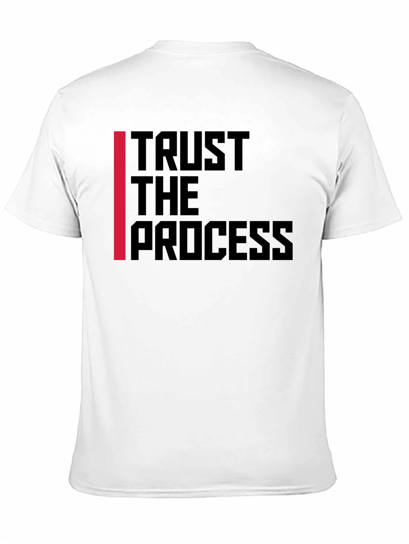 Trust the Process Graphic T-Shirt - Black