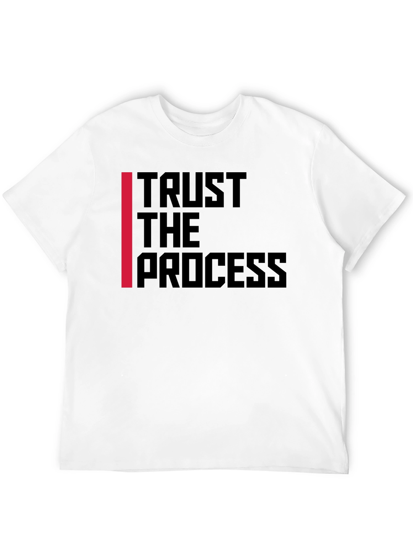 Trust the Process Graphic T-Shirt - Black